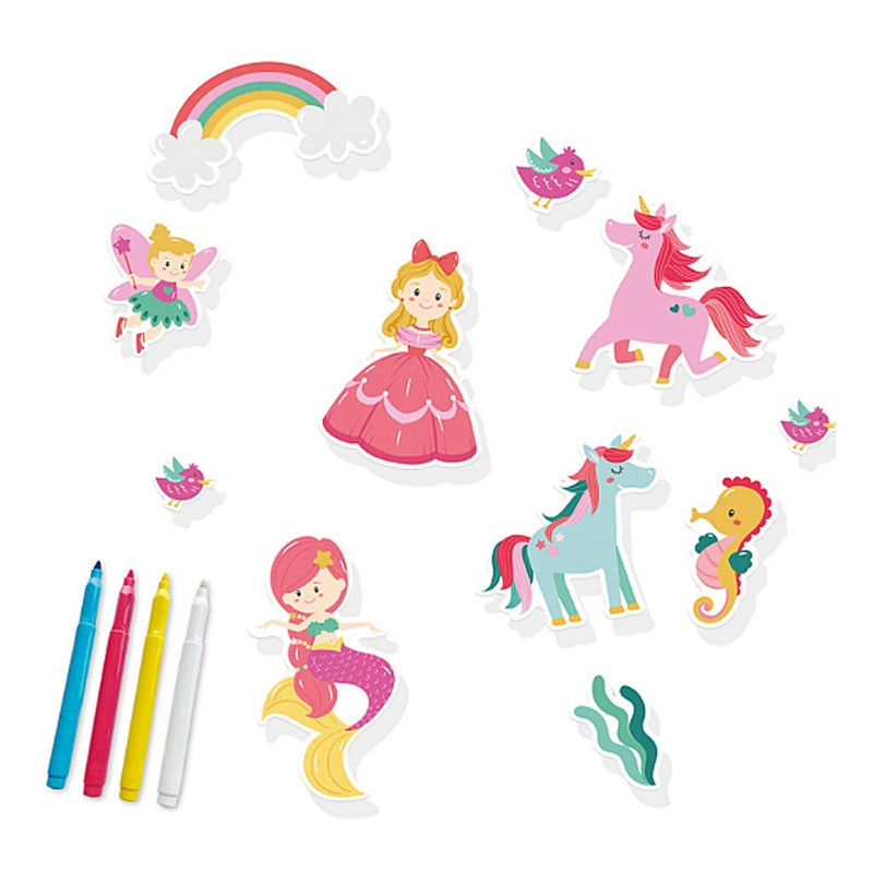 SES Creative Window Fun Prinsessen Wereld