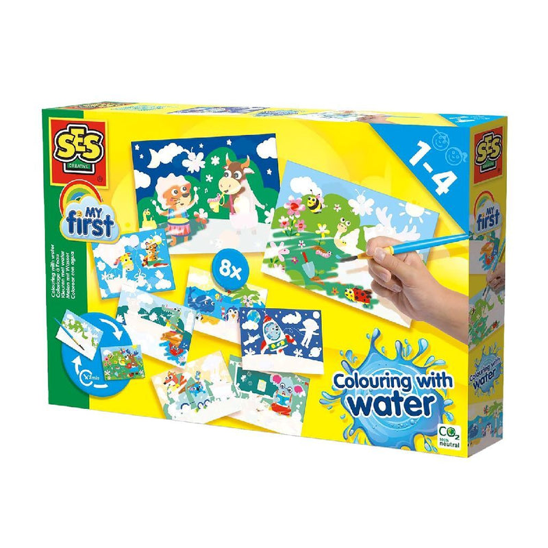 SES My First - Kleuren met Water Megaset Verborgen Dieren