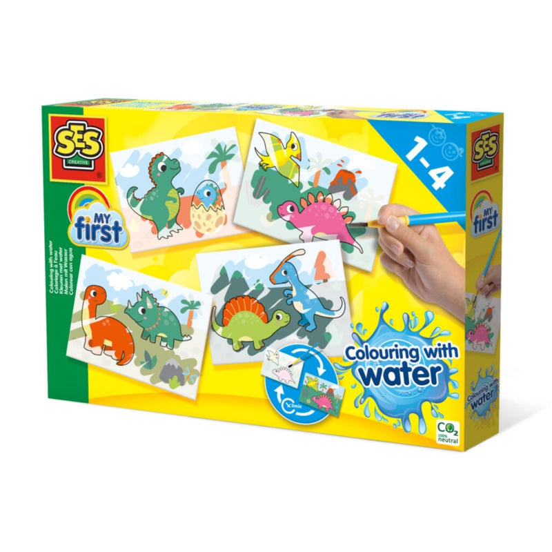 SES My First Kleuren met Water - Dino's