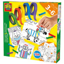 SES  14810 Ik Leer Plakken