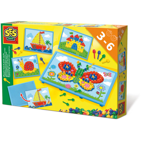 SES Mozaïekbord Met Kaarten