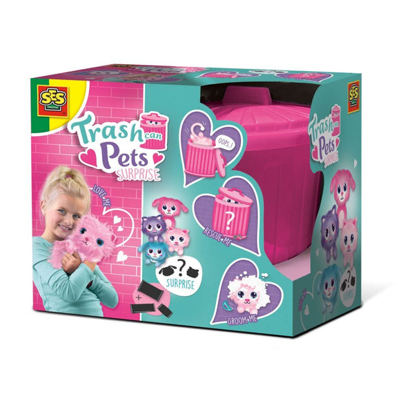 SES Creative Trashcan Pets Verrassings-Knuffel