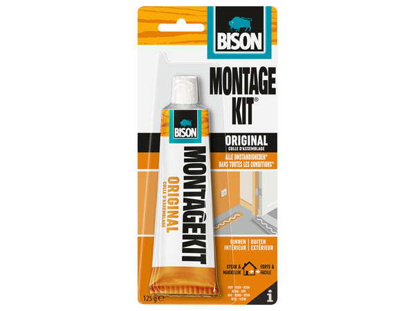 Bison Montagekit Original 125g tube kaart