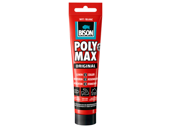 Bison Poly Max Original 165g hangtube wit