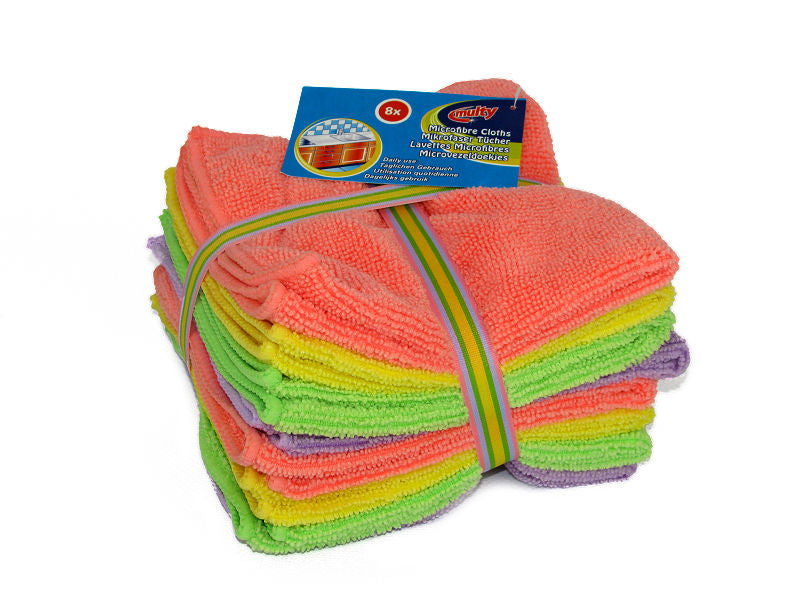 Multy Microvezeldoekjes 30x30 cm 8 Stuks