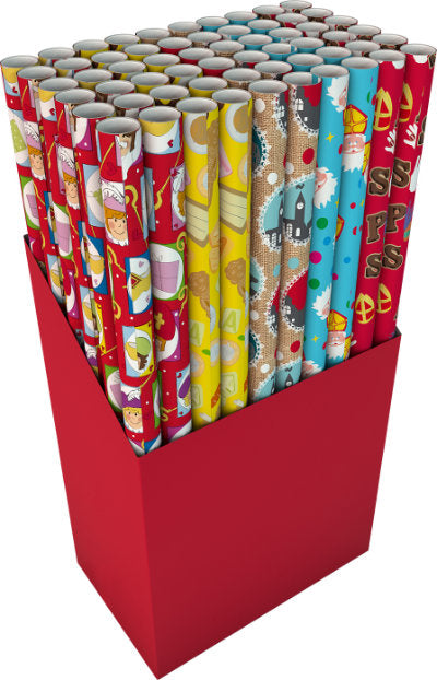 Rol Sint cadeaupapier 200x70cm