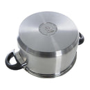 BK Karaat+ Kookpan 20 cm RVS/Zwart