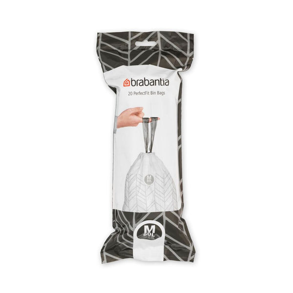 Brabantia Perfect Fit Afvalzak M 60L 20 Stuks