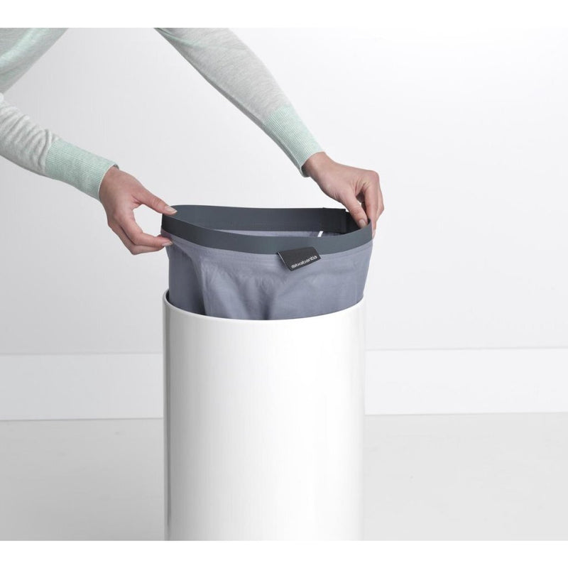 Brabantia Wasbox 35L Wit/Kurk