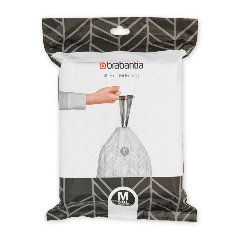 Brabantia Perfect Fit Afvalzakken M 60L 40 Stuks