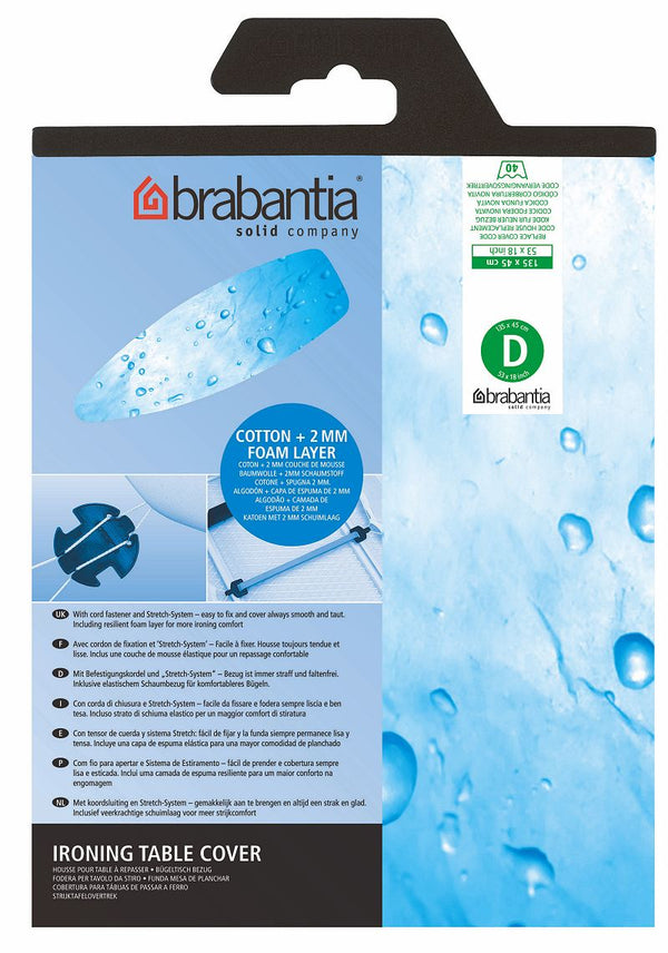 Brabantia overtrek 135x45 type D decor neutral ass.