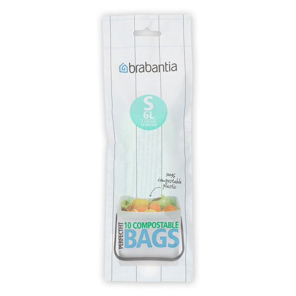 Brabantia PerfectFit Composteer Afvalzakken S 6L 10 Stuks