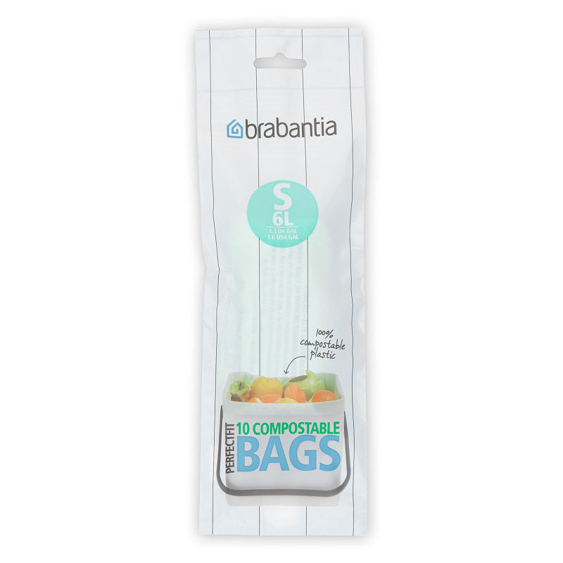 Brabantia PerfectFit Composteer Afvalzakken S 6L 10 Stuks