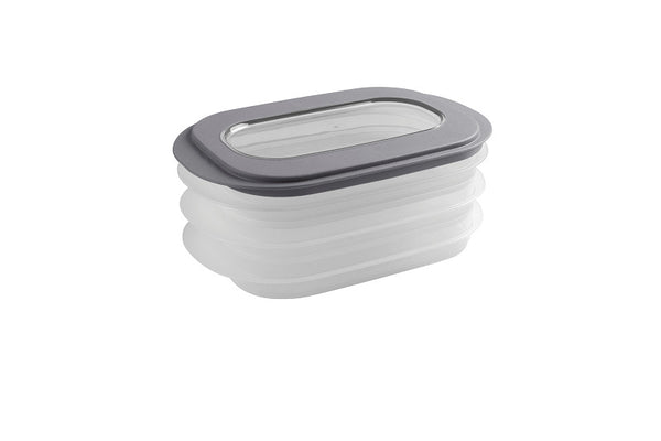 Sunware Home Vleeswarendoos 3-Laags Grijs/Transparant
