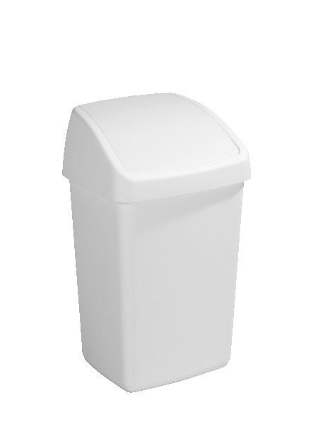 Sunware Delta Prullenbak Met Swingdeksel 25l Wit