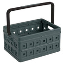Sunware Square Vouwkrat + Handgreep 24L 44x31.5x21 cm Antraciet