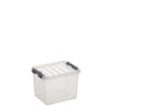 Sunware Q-Line Opbergbox 3L Transparant/Zilver