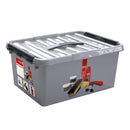 Sunware Q-Line Schoenpoetsdoos 15L 40x30x18 cm Grijs