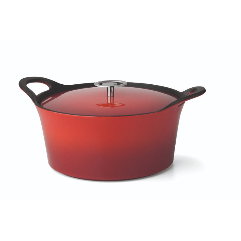 Cuisinox Volcan Gietijzeren Braadpan 20 cm Rood/Ge&euml;mailleerd
