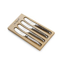 Lou Laguiole Botermesjes + Houten Tray 4-delig