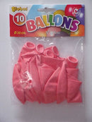 10 roze ballonnen in zak