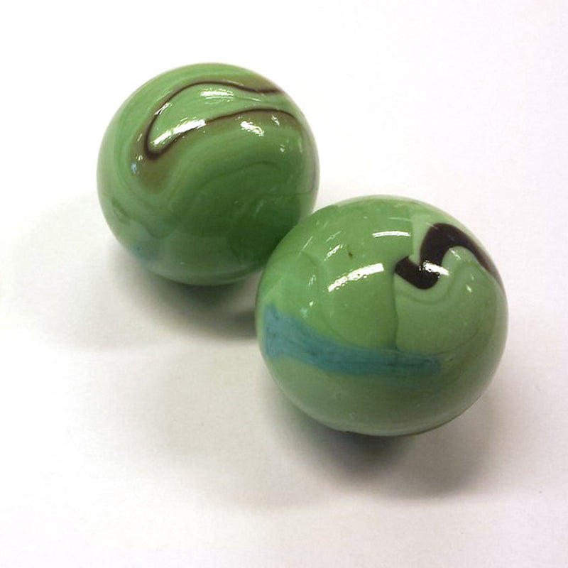 2 butterfly knikkers 42mm (Mexico) 4011