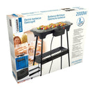 Cuisinier Deluxe CD02822 Elektrische Barbecue 2000W Staand + Tafelmodel