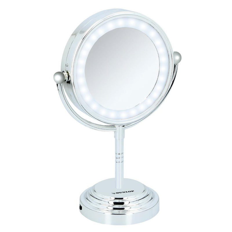 Dunlop LED-Opmaakspiegel 15 cm Chroom