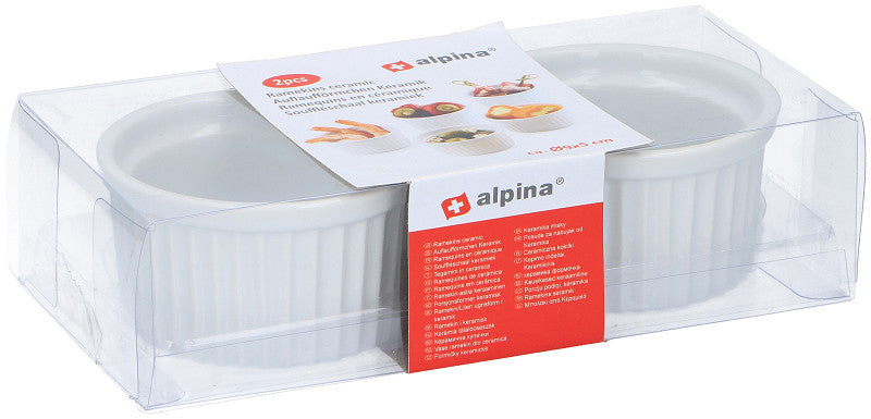 Alpina Creme Brulee schaaltjes set a 2 stuks