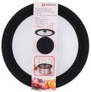 Alpina Glazen Deksel met Siliconen Rand 24/26/28 cm