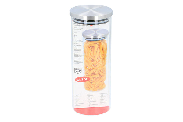 Alpina Voorraadpot glas 1500ml 10x25cm