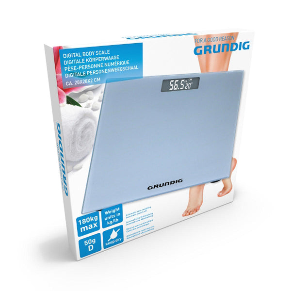Grundig Personenweegschaal max 180kg - grijs