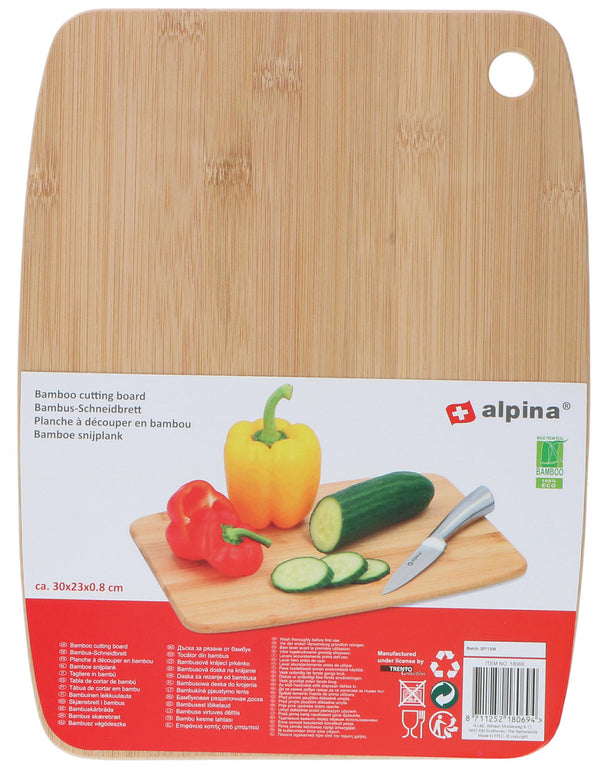 Alpina Snijplank bamboe 30x23x0,8cm