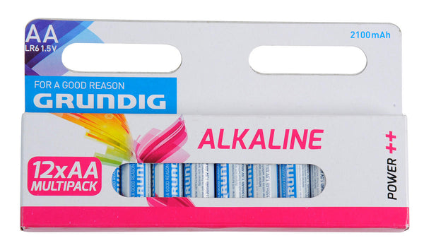 Grundig Alkaline Batterij AA 12-pack