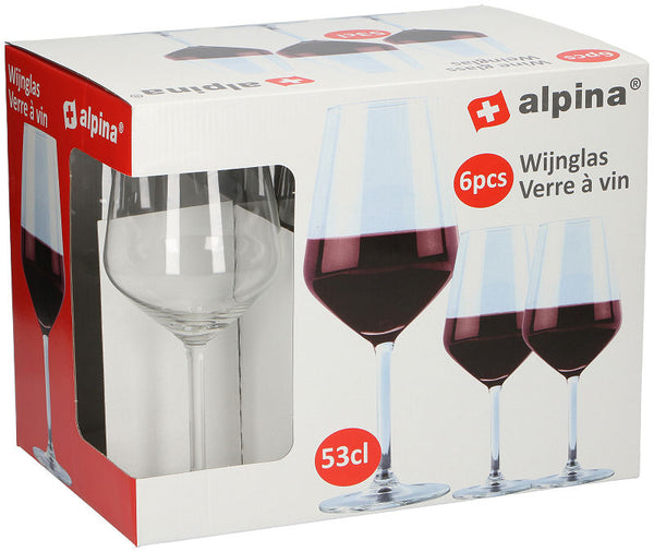 Alpina Wijnglas 6 stuks 53cl