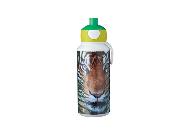 Mepal Campus drinkfles pop-up 400 ml - Animal Planet Tijger