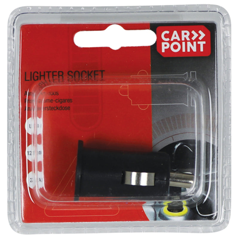 Carpoint Usb 12v Adapter Zwart Mini 2.1a