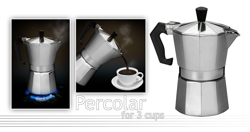 Percolator RVS 3 kopjes