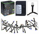 Clusterverlichting - 576 LED - multi color - met 8 standen - 6,5 Meter