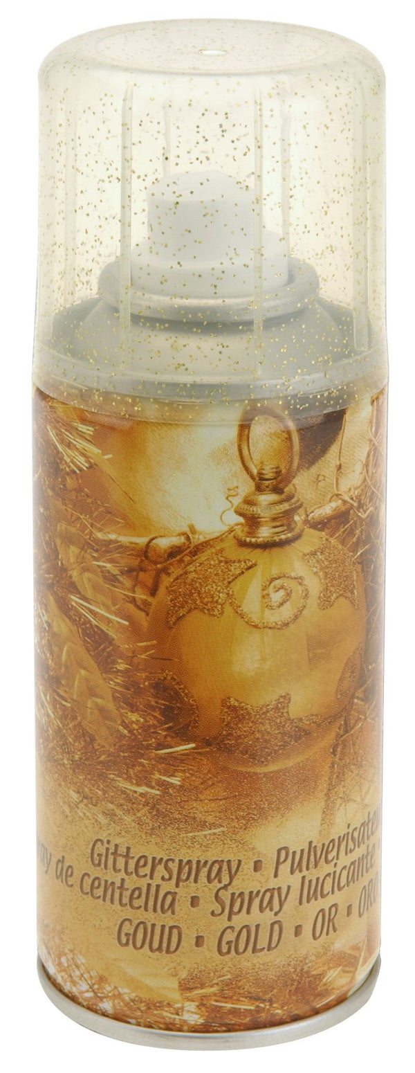 Glitterspray goud 150ml