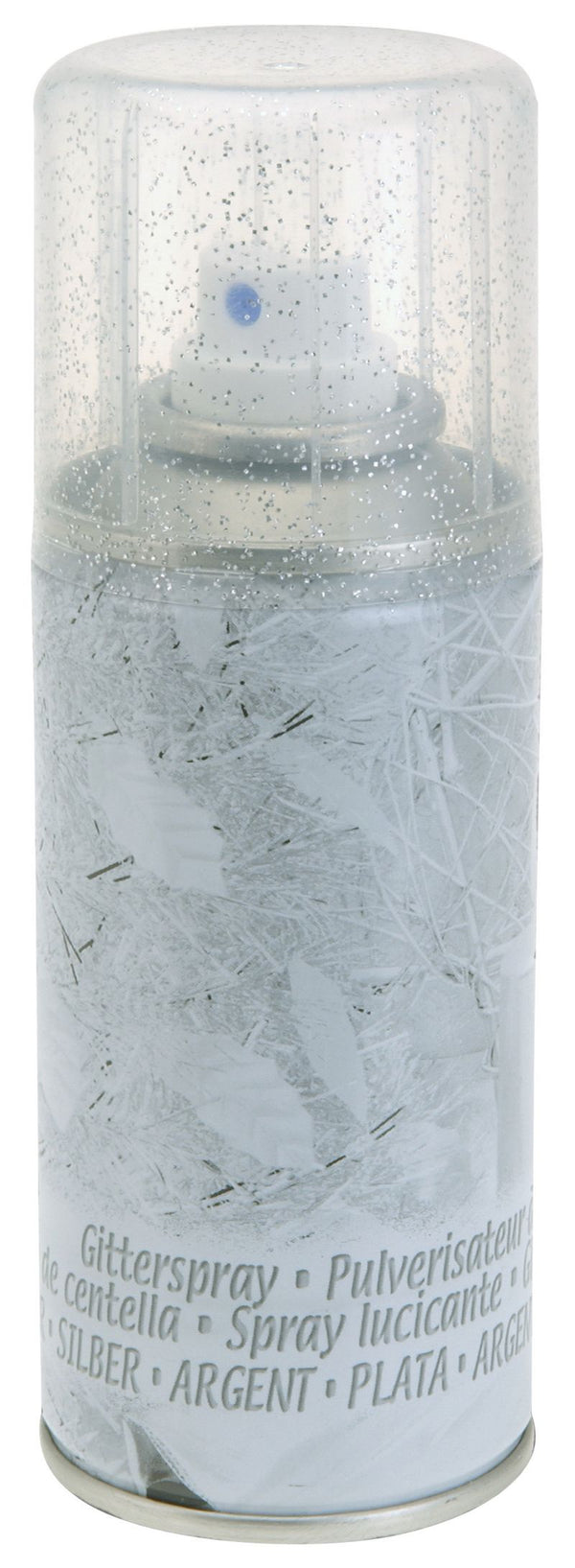 Glitterspray zilver 150ml