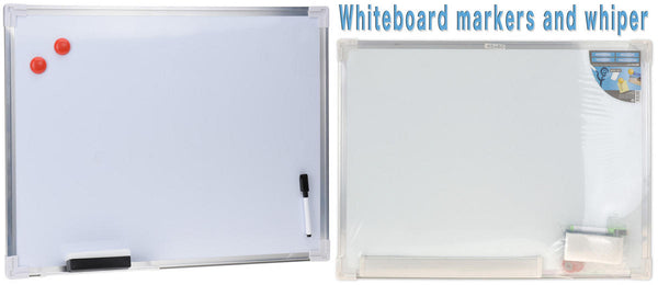 Whiteboard aluminium 45x60cm met accesoirens