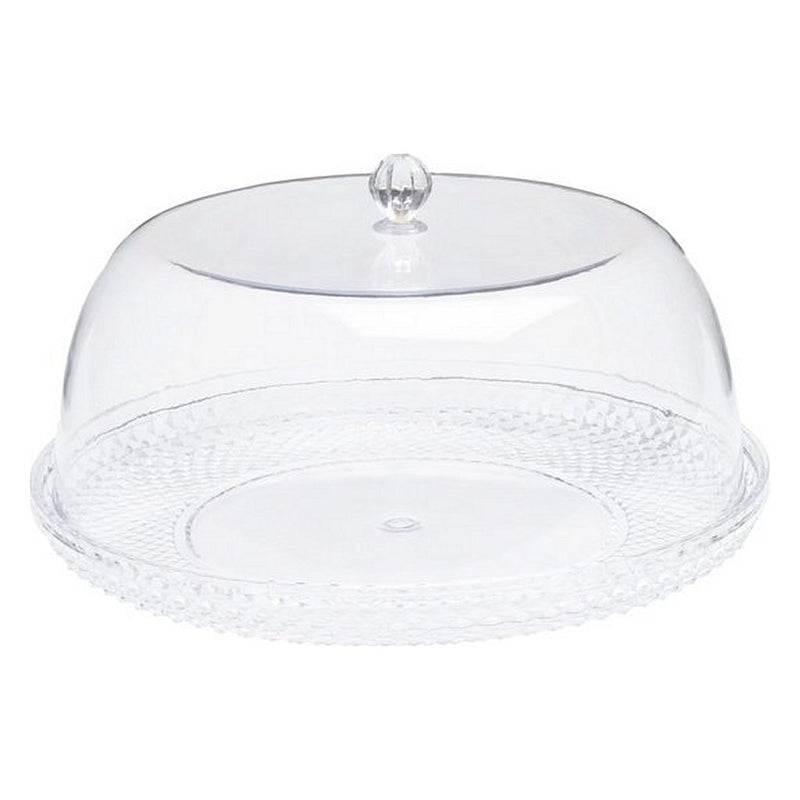 Excellent Houseware Taartplateau + Stolp 33x14 cm Transparant