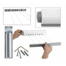 Indoor Waslijn 14 m Wit/Grijs