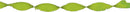 Crepeguirlande 24 meter licht groen