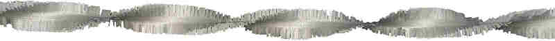 Crepeguirlande 24 meter zilver (brandvertragend)