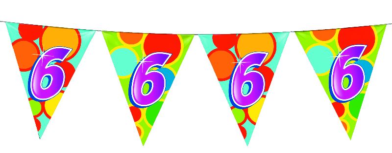 Vlaggenlijn 6 Jaar, 10mtr.