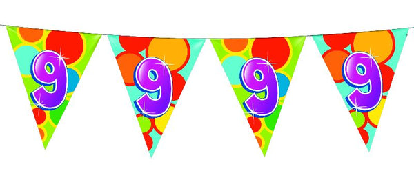 Vlaggenlijn 9 Jaar, 10mtr.