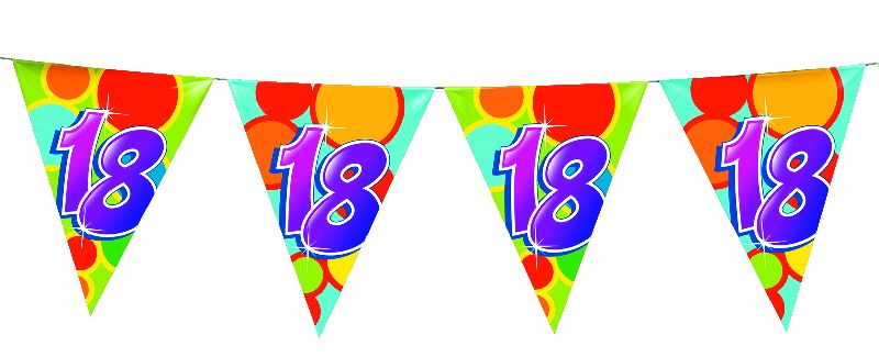 Vlaggenlijn 10 meter 18 jaar