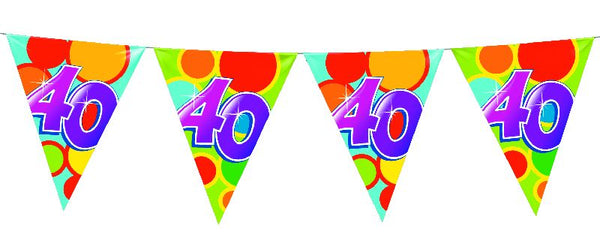Vlaggenlijn 10 meter 40 jaar